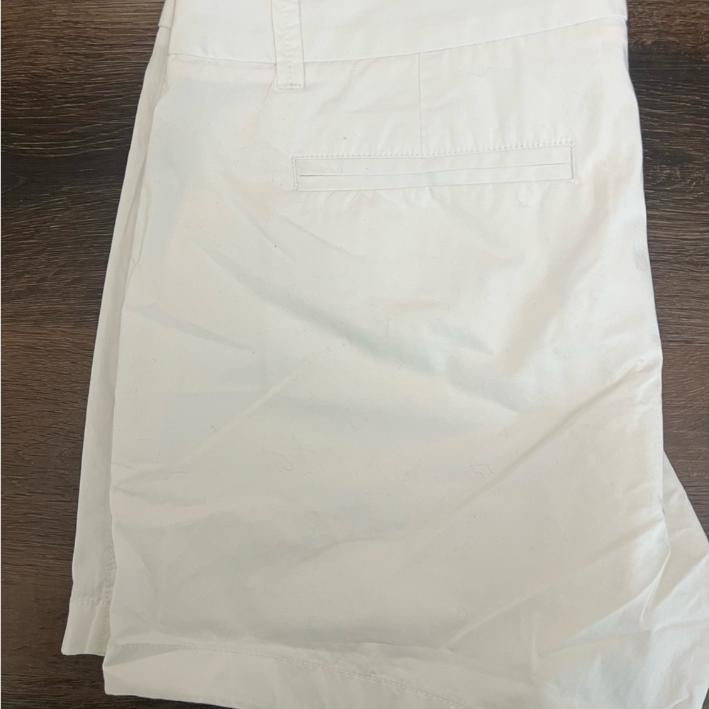 Women's White Shorts - Picture 4 of 4